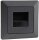 MILOS LED-Einbauleuchte "COB" Anthrazit - 80x80mm, 3000k, warmwei&szlig;, 55Lumen
