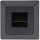 MILOS LED-Einbauleuchte "COB" Anthrazit - 80x80mm, 3000k, warmwei&szlig;, 55Lumen