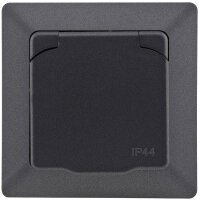 MILOS Schutzkontakt-Steckdose IP44 - 250V~/ 16A, inkl....