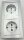 DELPHI Set 2 Steckdosen + 2-fach Rahmen - 250V~/ 16A, Steckanschluss, silber