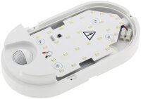 LED Wandleuchte "NIAS" IP54, 3000K - 10W, 980lm, 140&deg; Bewegungsmelder