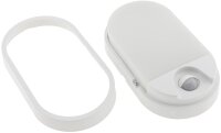 LED Wandleuchte "NIAS" IP54, 3000K - 10W, 980lm, 140&deg; Bewegungsmelder