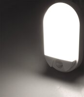 LED Wandleuchte "NIAS" IP54, 4000K - 10W, 1010lm, 140&deg; Bewegungsmelder