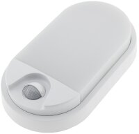 LED Wandleuchte "NIAS" IP54, 4000K - 10W, 1010lm, 140&deg; Bewegungsmelder