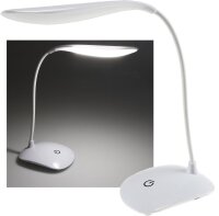 LED Tischleuchte mit Touch-Schalter - Schwanenhals, 3...