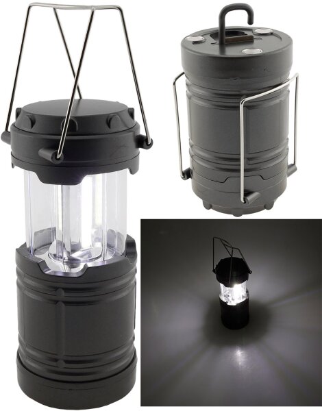LED Camping Laterne "CL-B3" - 300lm, Batteriebetrieb, &Oslash;xH 85x135mm