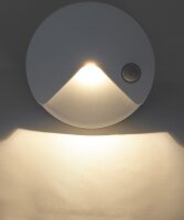 LED Treppenlicht mit Bewegungsmelder - Akkubetrieb, warmwei&szlig;, slim: 14mm flach