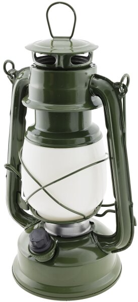 LED Camping Laterne "CT-CL Army" - &Oslash;xH 12x23,5cm, 4x AA, warmwei&szlig;, dimmbar