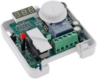 Raumtemperatur-Regler Thermostat "RT-55" - 7A, wei&szlig;es LED-Display, 5-30&deg;C, 110-230V