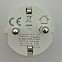 Funk-Steckdose f&uuml;r "Pilota Casa" Tiny - IP20, 230V, 2300W, max. 70m