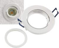 Einbaustrahler "CTE-84R WS" Rund &Oslash;84mm -...