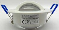 Einbaustrahler "CTE-84R WS" Rund &Oslash;84mm - Einbau &Oslash;68mm, neigbar, Clip Ring