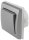 DELPHI Wechsel-Schalter IP44 - 250V~/ 10A, inkl. Rahmen, UP, silber