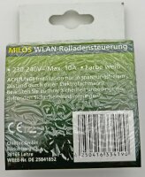 MILOS WiFi Rolladensteuerung - Android + iOS- App,Alexa/Google tauglich