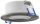 LED-Einbauleuchte "Flat-30 FR-R" 3000K - &Oslash;85x30mm, 5W, 590lm, IP44, rund, poliert