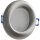 LED-Einbauleuchte "Flat-30 FR-R" 3000K - &Oslash;85x30mm, 5W, 590lm, IP44, rund, poliert