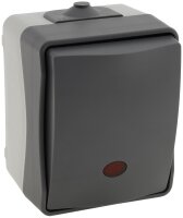 NUQUI Feuchtraum Kontrollschalter - IP54, Aufputz, 250V~/ 10A