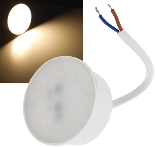 LED-Modul "Piatto W3" warmwei&szlig; - 120&deg;, 2900K, 230V, 3W, 240lm, 50x24mm