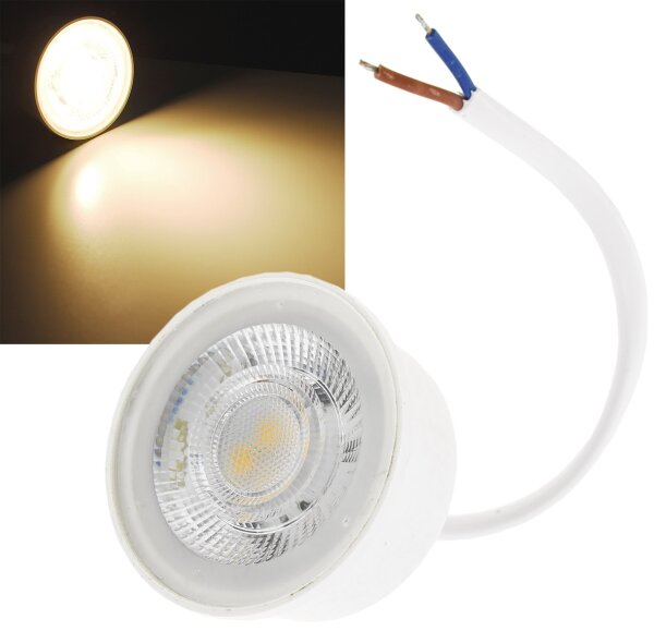 LED-Modul "Piatto N5" warmwei&szlig; - 38&deg;, 2900K, 230V, 5W, 370lm, 50x24mm