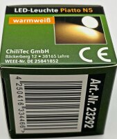 LED-Modul "Piatto N5" warmwei&szlig; - 38&deg;, 2900K, 230V, 5W, 370lm, 50x24mm