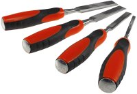 Stechbeitel Set, 4-teilig - CRV, 6, 12, 18, 24mm