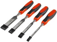 Stechbeitel Set, 4-teilig - CRV, 6, 12, 18, 24mm
