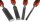 Stechbeitel Set, 4-teilig - CRV, 6, 12, 18, 24mm