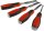 Stechbeitel Set, 4-teilig - CRV, 6, 12, 18, 24mm
