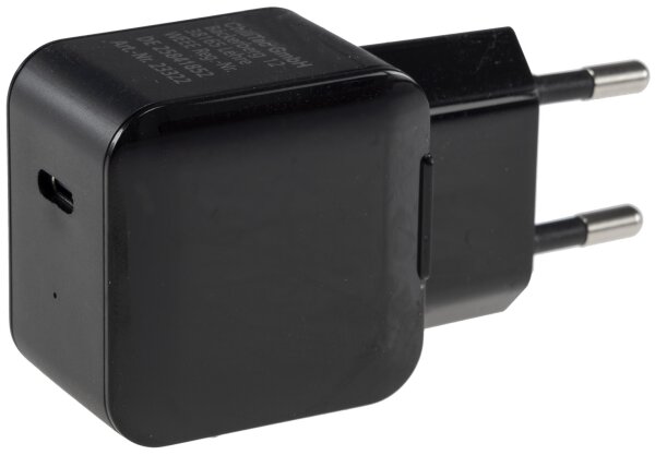 Stecker-Netzteil mit USB-C "CTN-PD20" - In 100-240V~, Out 5,0V/9,0V/12,0V=, 20W