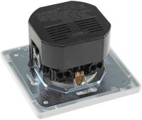 DELPHI Schutzkontakt-Steckdose, silber - 230V~/ 16A, Unterputz, USB-C / PD
