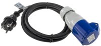 CEE auf Schutzkontakt-Stecker 1,5m - 230V, Adapter...