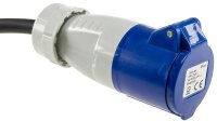 CEE auf Schutzkontakt-Stecker 1,5m - 230V, Adapter f&uuml;r Wohnwagen, Camping