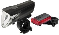 Fahrrad LED-Beleuchtungsset "CFL 60 pro" - 60Lux, StVZO zugelassen, Lithium-Akku