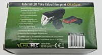 Fahrrad LED-Beleuchtungsset "CFL 60 pro" - 60Lux, StVZO zugelassen, Lithium-Akku