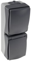 NUQUI Feuchtraum Schalter & Steckdose - IP54,...