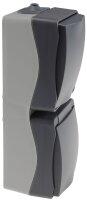 NUQUI Feuchtraum Schalter & Steckdose - IP54, Aufputz, 250V~/ 10A/16A, Vertikal
