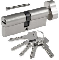 Schlie&szlig;zylinder 80mm (40+40mm) mit Knauf -...