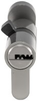 Schlie&szlig;zylinder 80mm (40+40mm) mit Knauf - Profil-Zylinder, 5 Sicherheits-Schl&uuml;ssel
