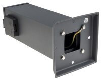 Steckdosens&auml;ule 2-fach, IP44, Anthrazit - 250V~/ 16A, 13x13x27cm