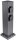 Steckdosens&auml;ule 4-fach, IP44, Anthrazit - 250V~/ 16A, 13x13x40cm