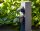 Steckdosens&auml;ule 4-fach, IP44, Anthrazit - 250V~/ 16A, 13x13x40cm