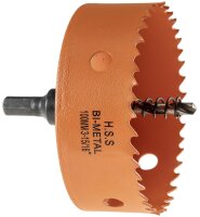 Lochs&auml;ge HSS Bi-Metall &Oslash;100mm - Sechskant...