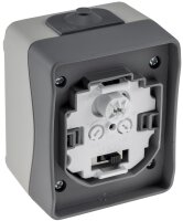 NUQUI Feuchtraum PIR Bewegungsmelder - 120&deg;, bis 6m,  250V~, 2-500W, IP54