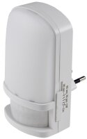 LED Nachtlicht mit Bewegungsmelder - 230V, Licht Warmwei&szlig;, On/Off/Auto