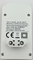 LED Nachtlicht mit Bewegungsmelder - 230V, Licht Warmwei&szlig;, On/Off/Auto