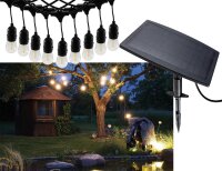 Biergarten-Lichterkette "CT-BGL 10Solar" - 2m +...