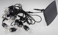 Biergarten-Lichterkette "CT-BGL 10Solar" - 2m +...