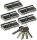 Schlie&szlig;zylinder-Set 5x 60mm (30+30mm) - Profil-Zylinder, 5 Sicherheits-Schl&uuml;ssel