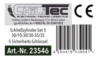 Schlie&szlig;zylinder-Set 5 30/10-30/30-35/35 -...