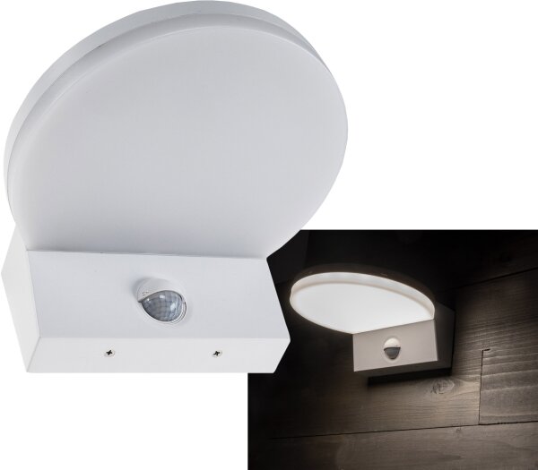 LED Wandleuchte "TORTUGUERO" IP65 - 15W, 1569lm, 140&deg; Bewegungsmelder, 4000K